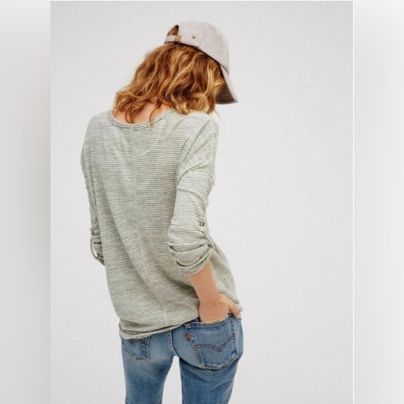 We the Free Beach Haven Stripped Henley - Picture 5 of 9